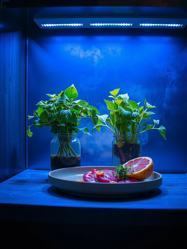 Hydrodynamisk belysning för örter